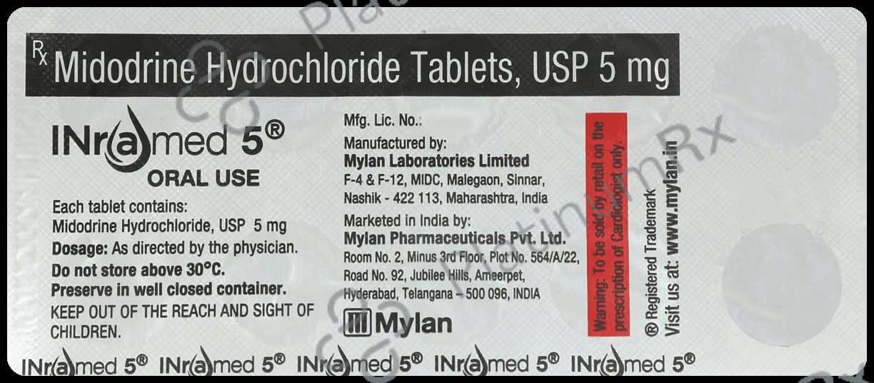 Inramed 5mg Tablet 10s