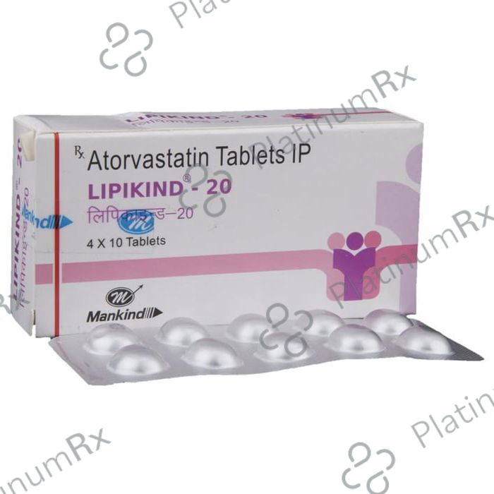 Lipikind 20mg Tablet 10s