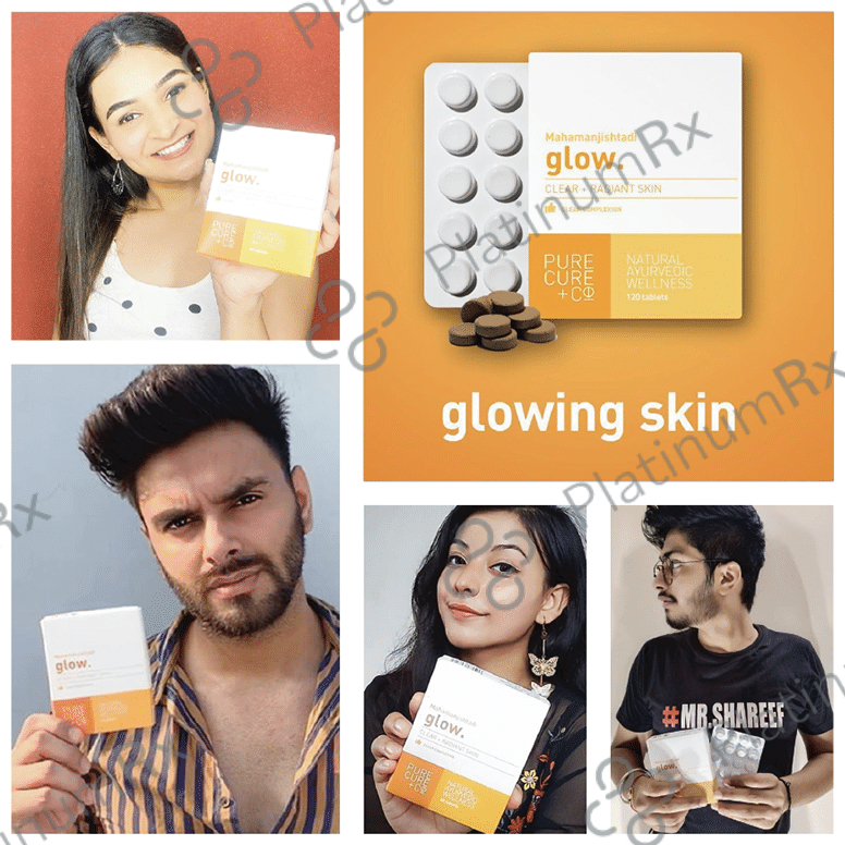 Pure Cure +Co Mahamanjishtadi Glow Tablet