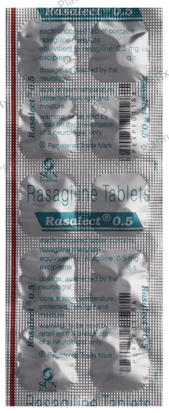 Rasalect 0.5mg Tablet 10s