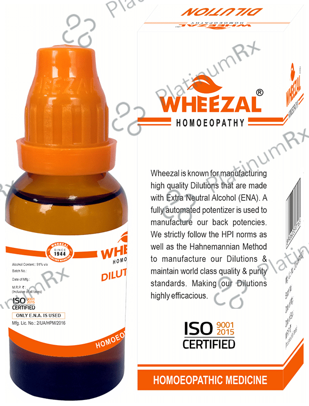 Wheezal Ferrum Picricum Dilution 30