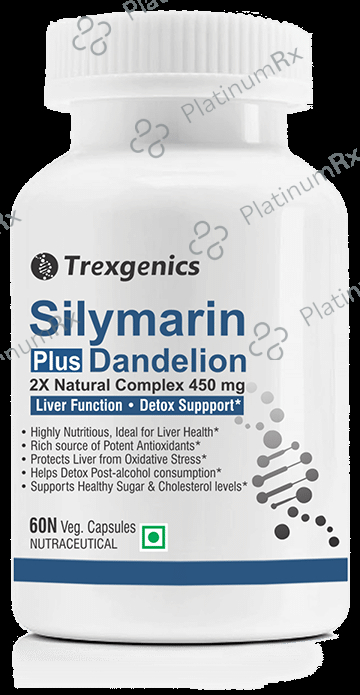Trexgenics Silymarin Plus Liver Care & Detox Veg Capsule