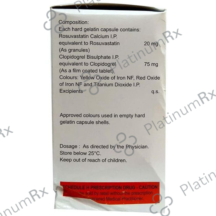 Rosufit CV 20/75mg Capsule 15s