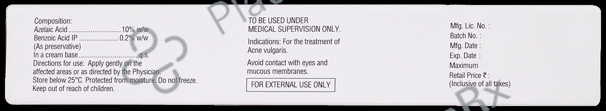 Ezanic 10% w/w Cream 15gm