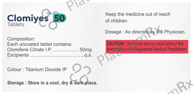 Clomiyes 50mg Tablet
