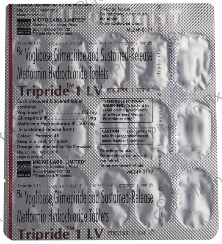 Tripride 1 LV Tablet SR