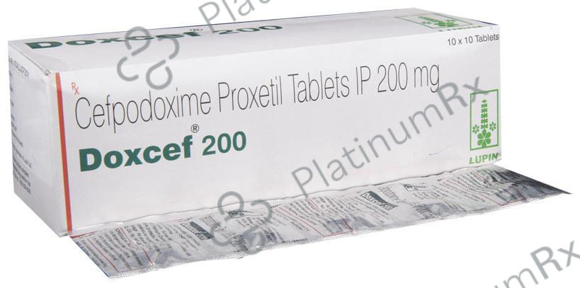 Doxcef 200mg Tablet 10s
