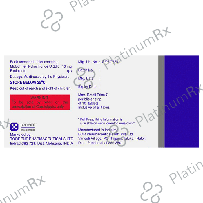 Midorise 10mg Tablet 10s
