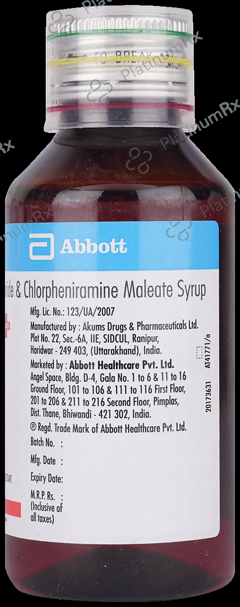Deletus D Plus 2/10/5mg Syrup 100ml