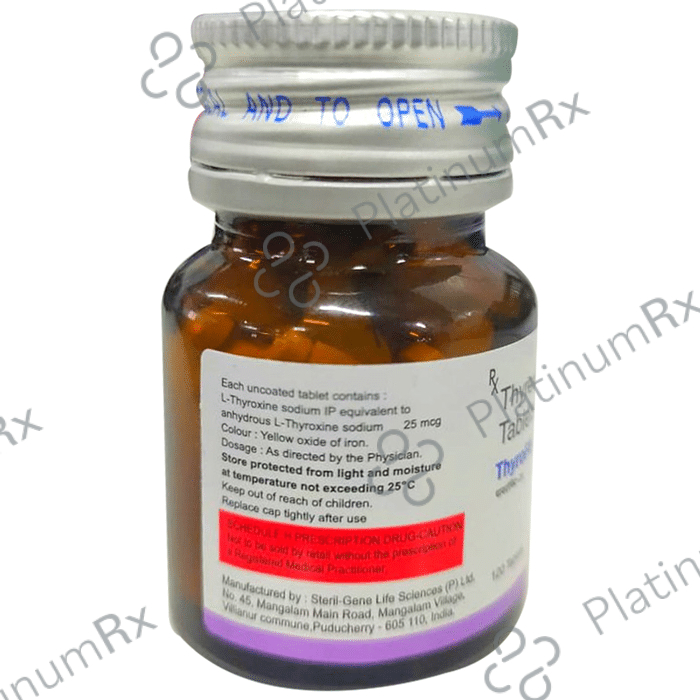 Thyrofit 25 Tablet 120 Tablet