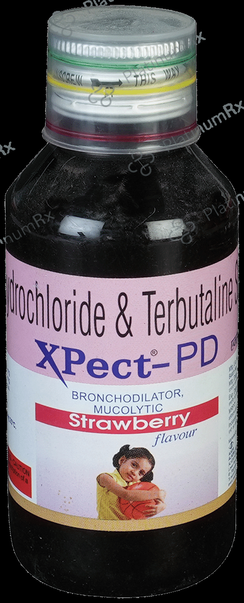XPect PD Strawberry 15/1.25mg Syrup 100ml