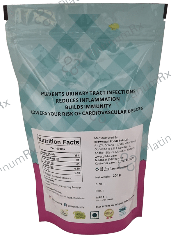 Dibha Masala Cranberry 200 gm