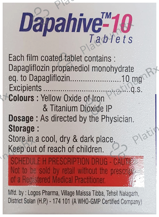 Dapahive 10 Tablet