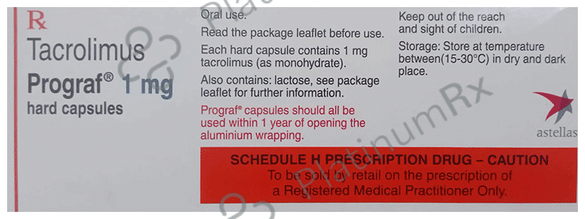 Prograf 1mg Hard Capsule 50s