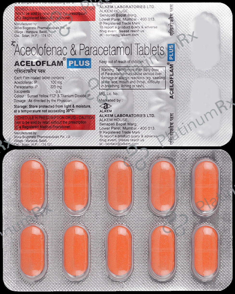 Aceloflam Plus Tablet 10 Tablet