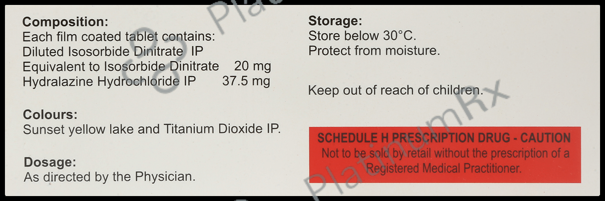 Isorus 37.5/20mg Tablet 15s