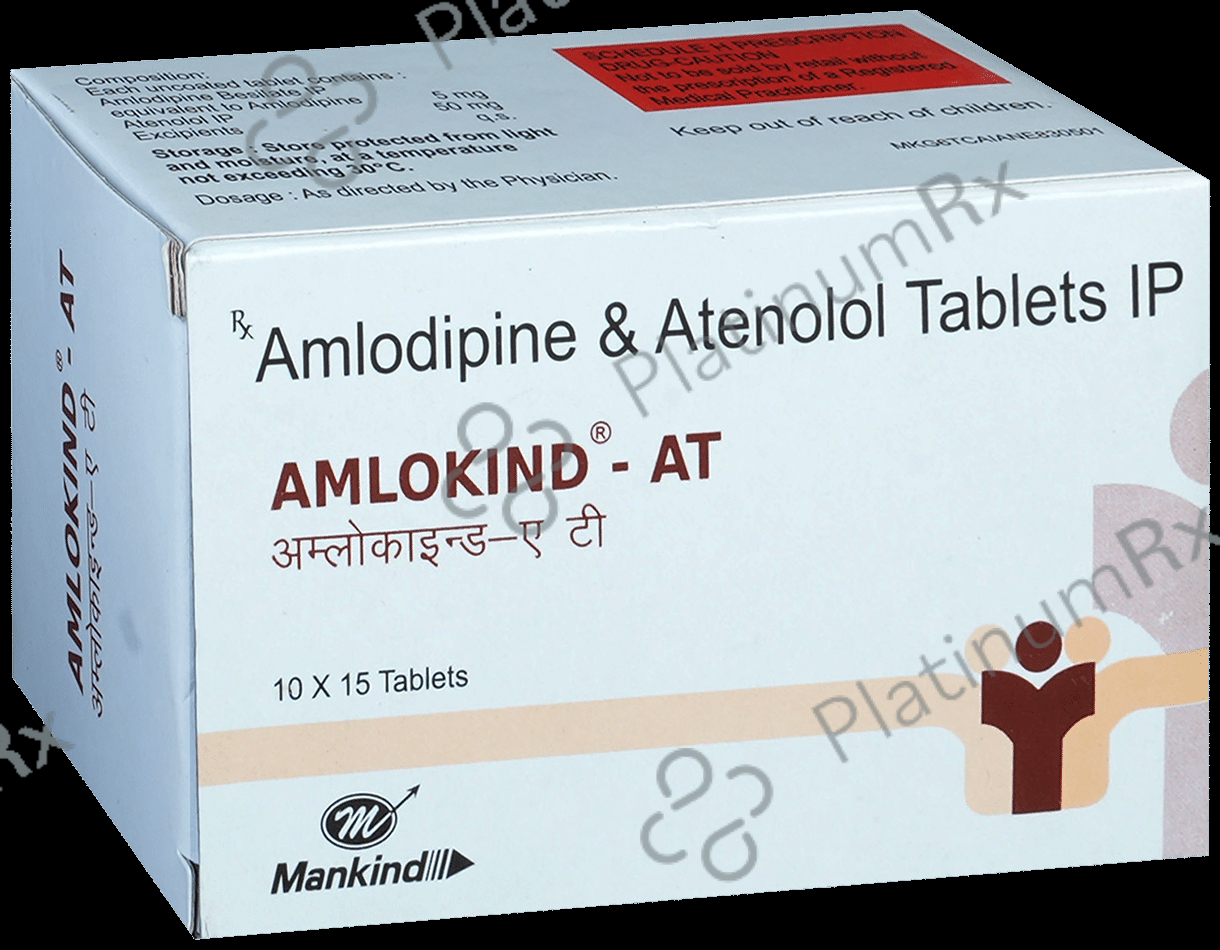 Amlokind AT 5/50mg Tablet 15s