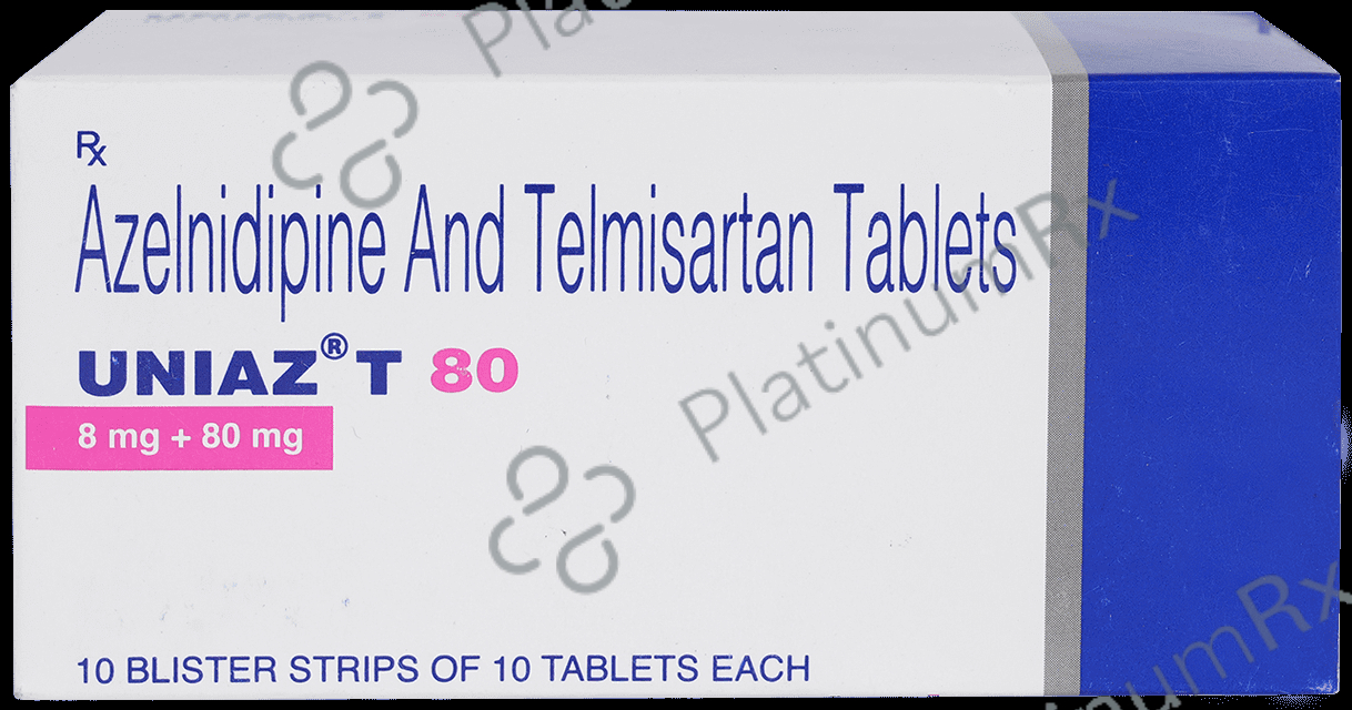 Uniaz T 80/8mg Tablet 10s