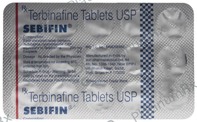 Sebifin 250mg Tablet 15s