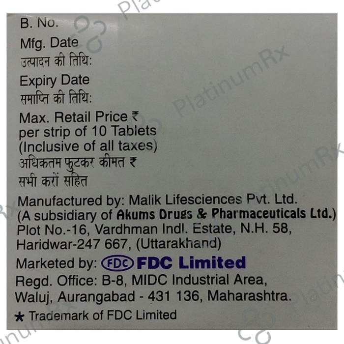 Flemiclav 500/125mg Tablet 10s