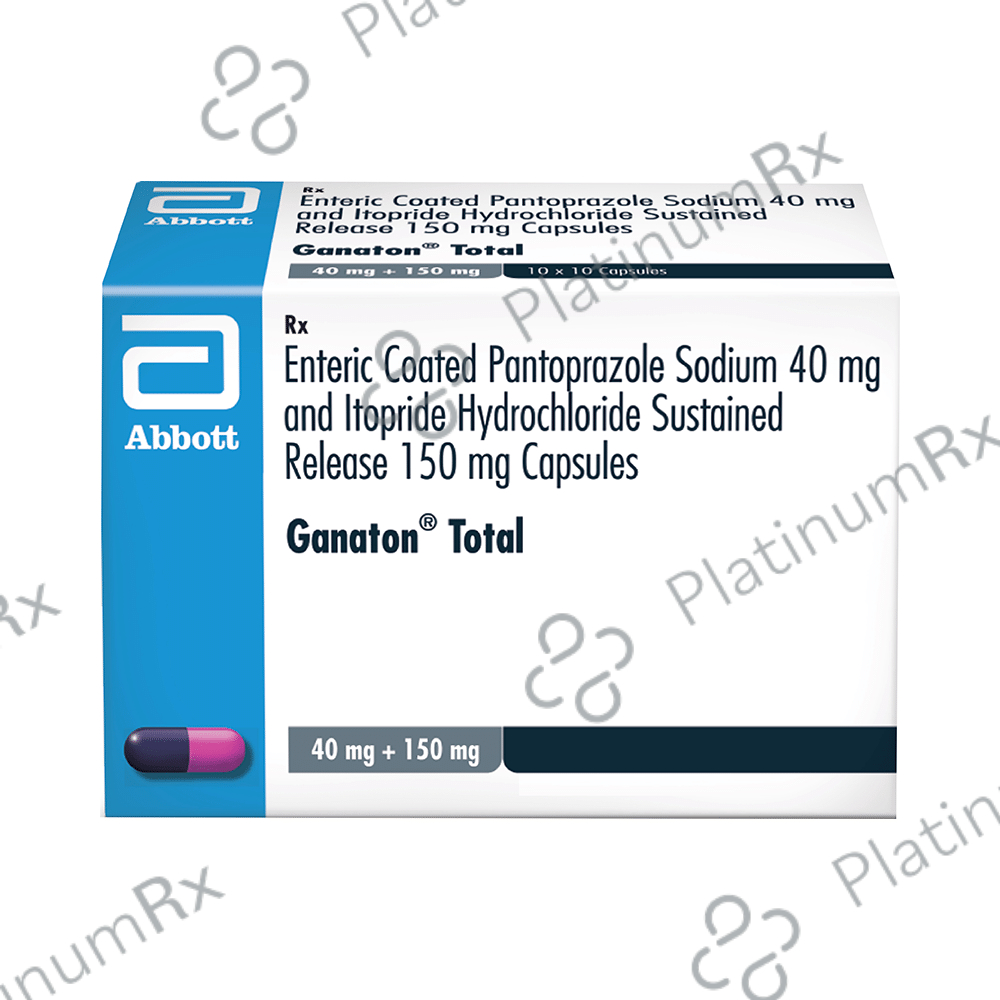 Ganaton Total 150/40mg Capsule SR 10s