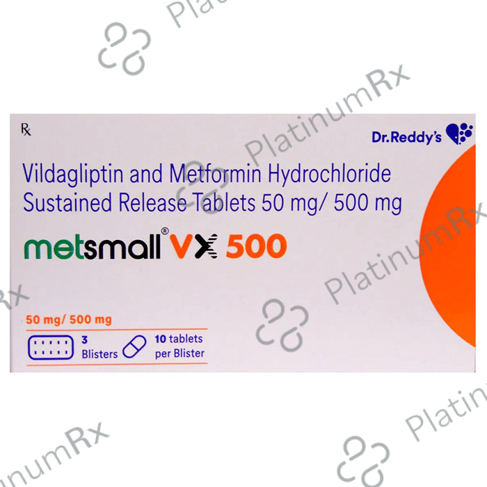 Metsmall VX 500/50mg Tablet SR 10s