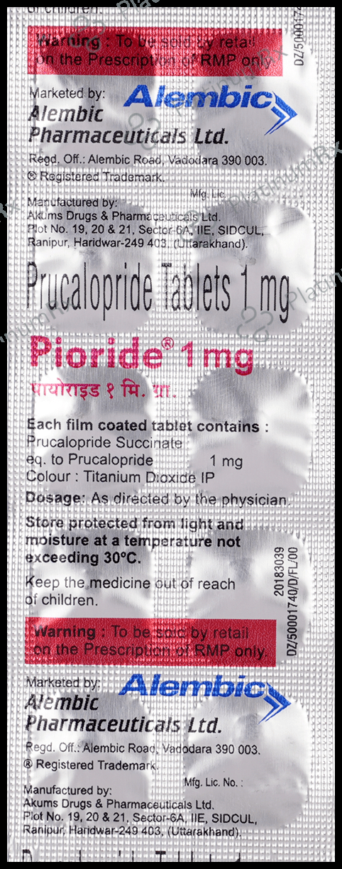 Pioride 1mg Tablet 10s