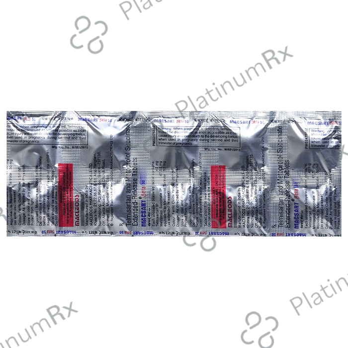 Macsart Beta 50/40mg Tablet ER 10s