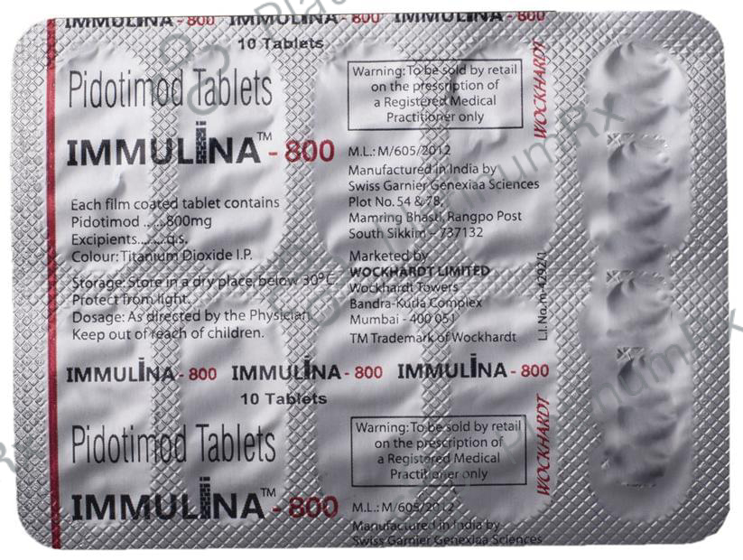 Immulina 800 Tablet