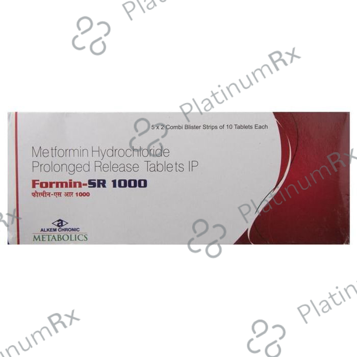 Formin SR 1000mg Tablet PR 15s