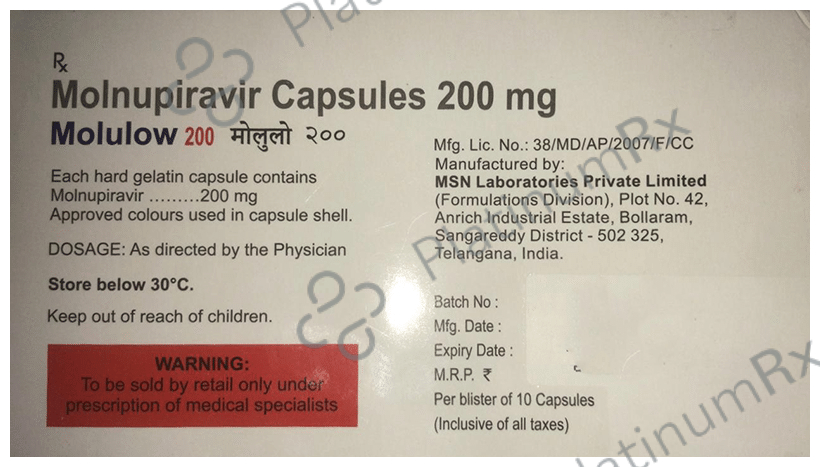 Molulow 200mg Capsule