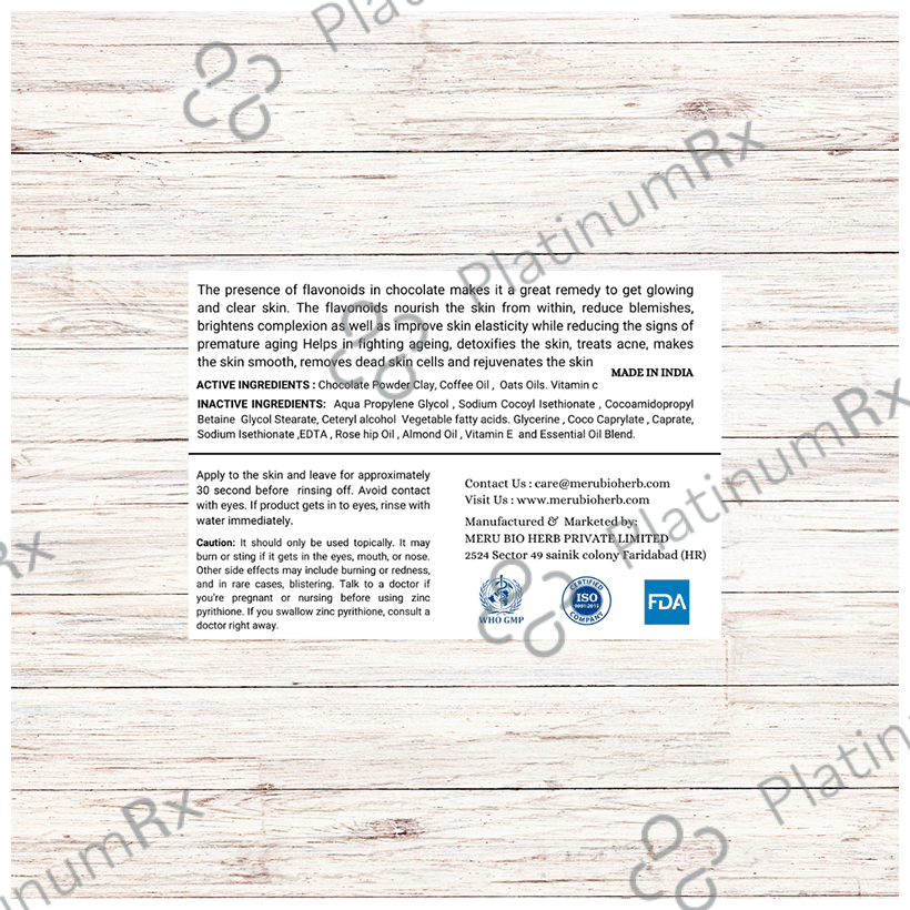 Meru Bio Herb Skin Whitening Cleansing Bar Soap