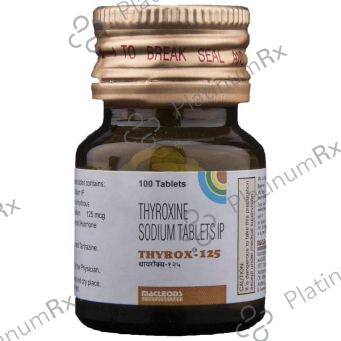 Thyrox 125 Tablet 100 tablets