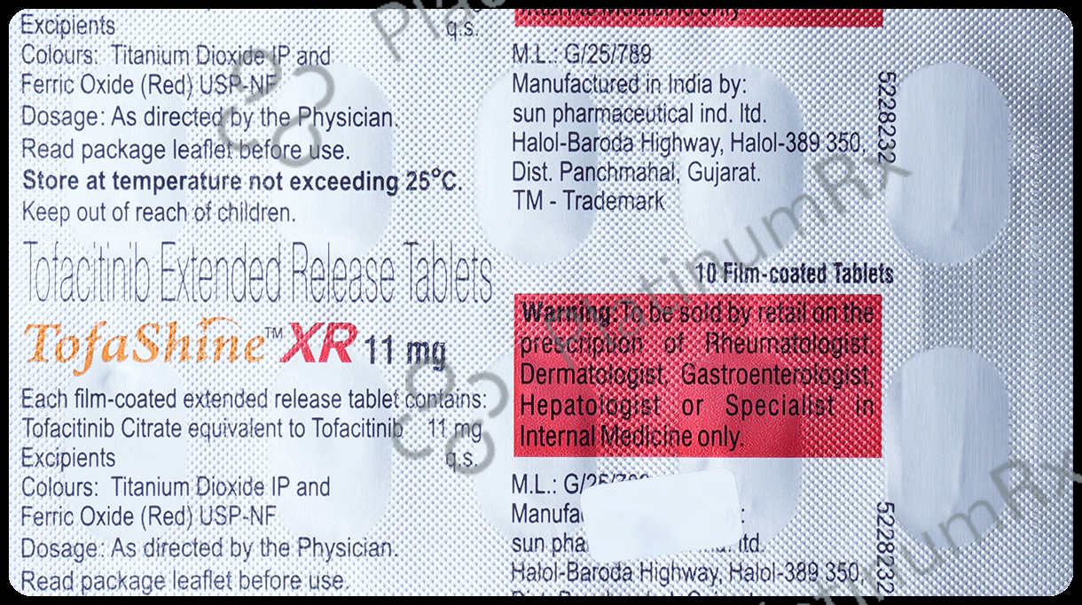 Tofashine XR 11mg Tablet 10s
