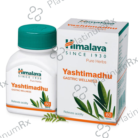 Himalaya Wellness Pure Herbs Yashtimadhu 250mg Tablet 60s