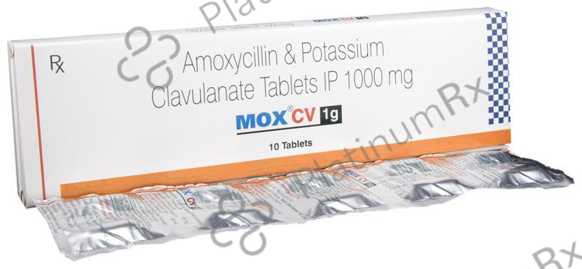 Mox CV 1G 875/125mg Tablet 10s