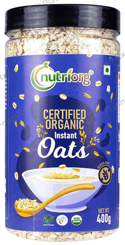 Nutriorg Gluten Free Instant Oats 500 gm