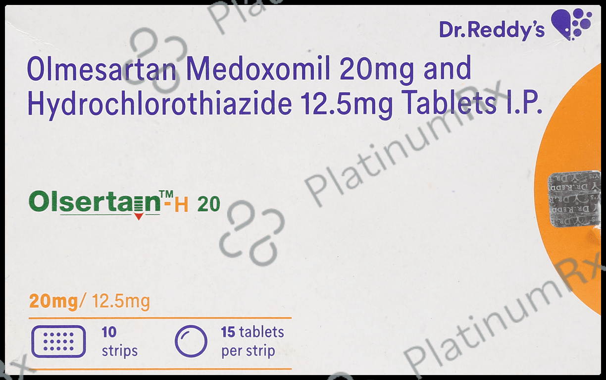 Olsertain H 20 Tablet 12.5/20mg 15s