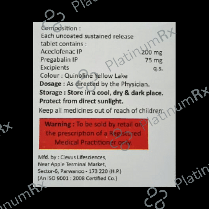 Aciky-PG 200/75 Tablet SR