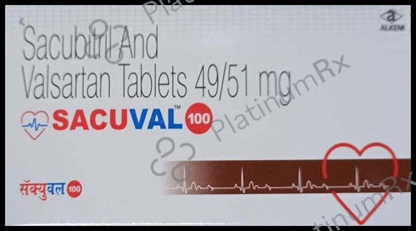 Sacuval 100mg Tablet 10s