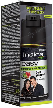 Indica Easy Shampoo Hair Colour Natural Black 1