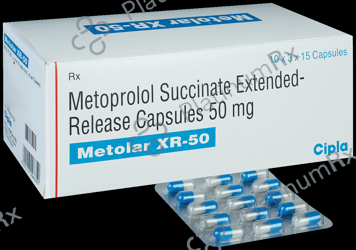 Metolar XR 50mg Capsule 15s