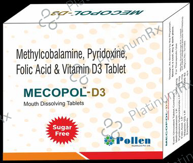 Mecopol Mecopol- D3 Mouth Dissolving Tablet Sugar Free