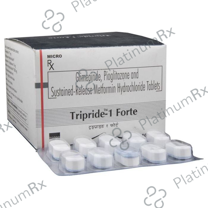 Tripride 1 Forte Tablet SR 10 tablets
