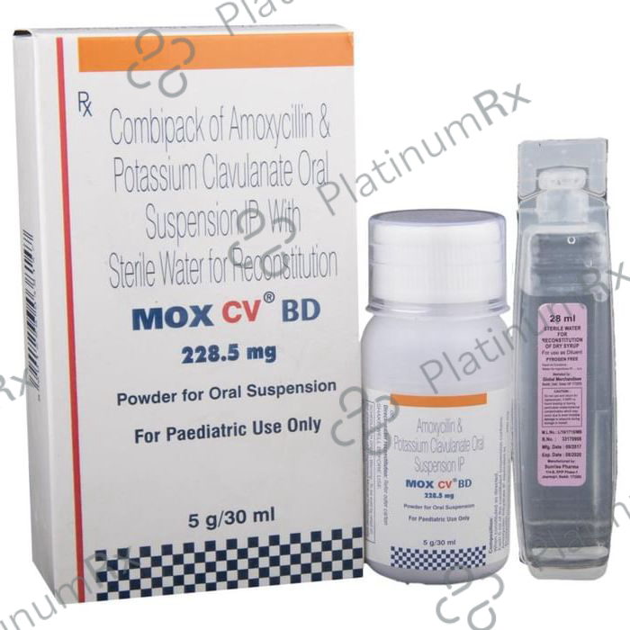 Mox CV BD 228.5mg Powder for Oral Suspension 30ml