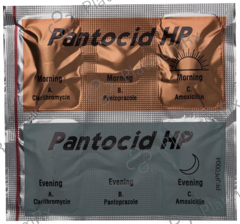 Pantocid HP 750/500/40mg Tablet Combipack 6s
