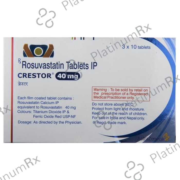 Crestor 40mg Tablet 10 tablets