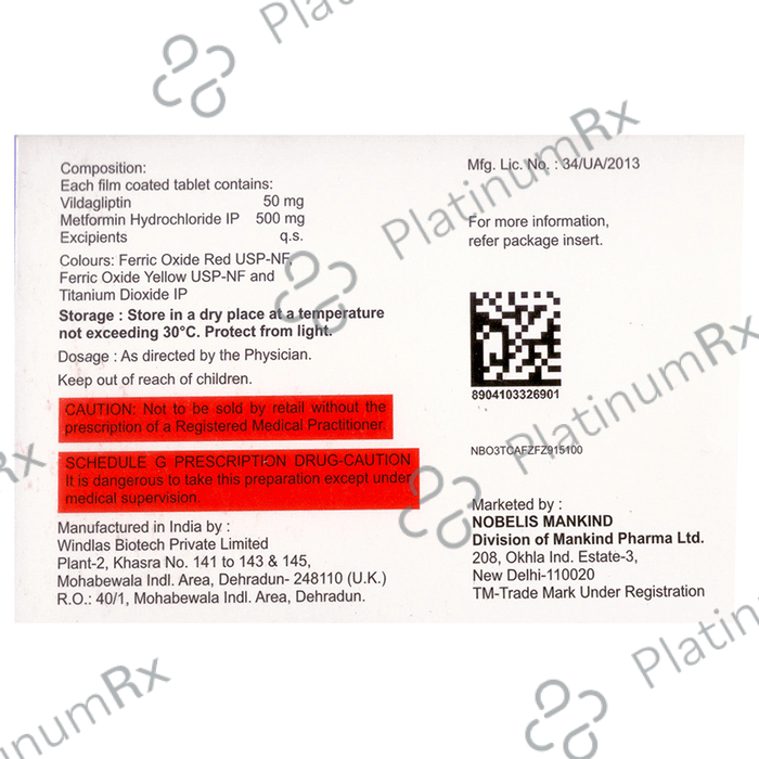 Zukanorm M 500 Tablet 10 Tablet