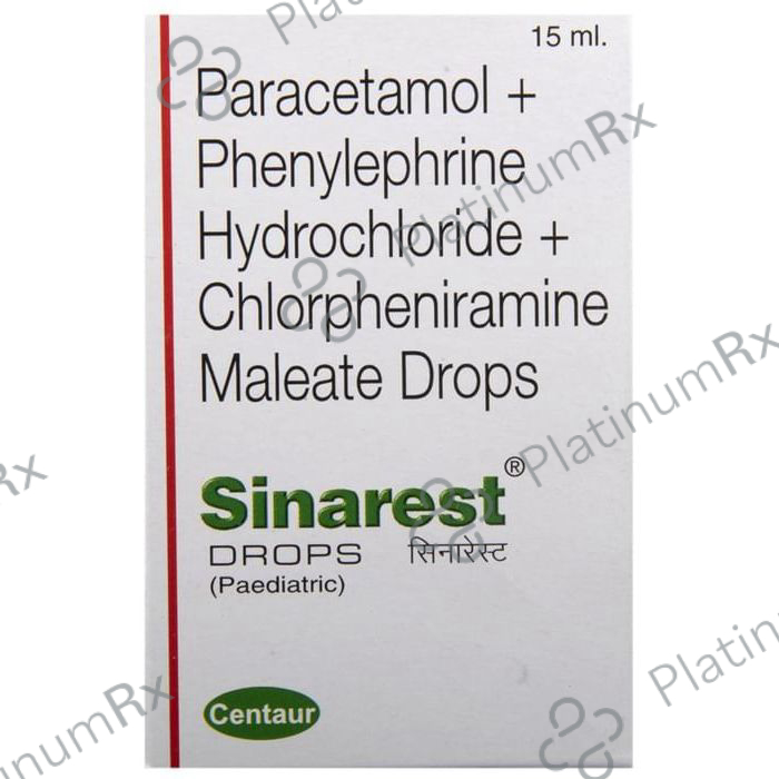 Sinarest Paediatric 1/125/2.5mg Oral Drops 15ml