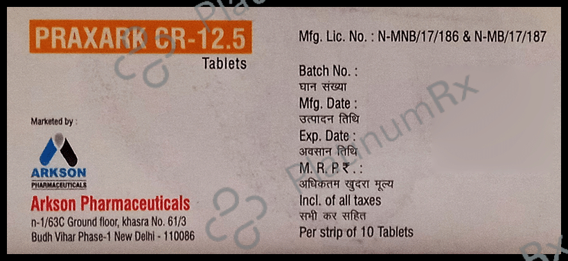 Praxark CR 12.5 Tablet